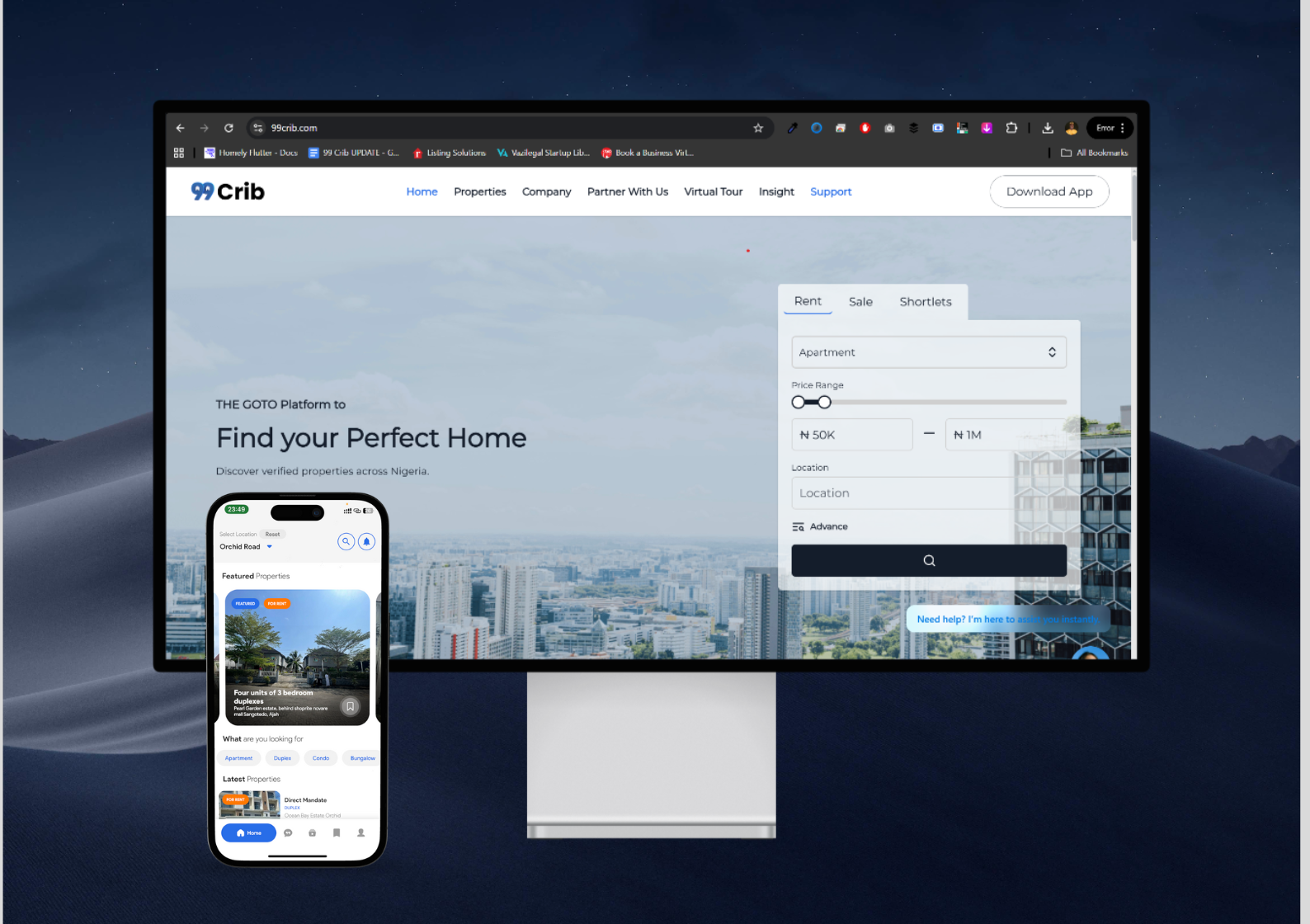 99Crib Real Estate Marketplace